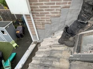 vervangen loden loketten gevelmuur 3